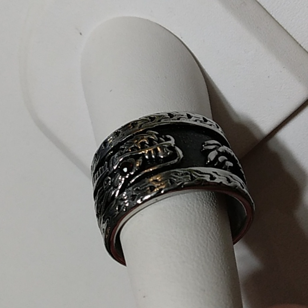 Garnet Dragon Ring - image 2